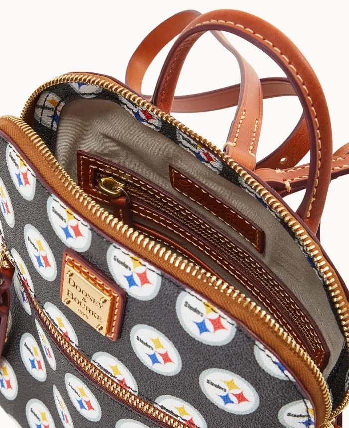 Woman NFL Steelers Small Backpack Steelers Dooney and Bourke Backpacks