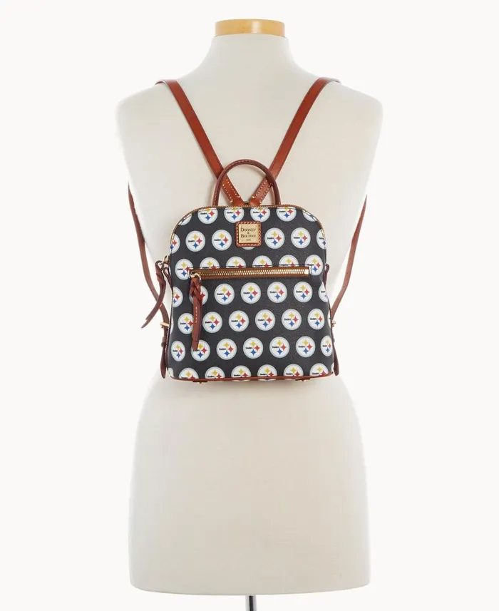 Woman NFL Steelers Small Backpack Steelers Dooney and Bourke Backpacks