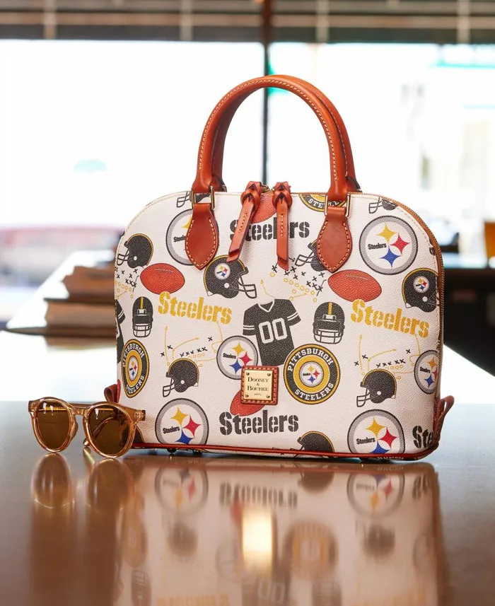 Woman NFL Steelers Zip Zip Satchel Steelers Dooney and Bourke Satchels Woman NFL Steelers Zip Zip Satchel Steelers Dooney and Bourke Satchels
