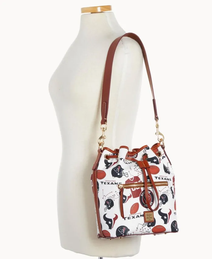 Woman NFL Texans Drawstring Texans Dooney and Bourke Shoulder Bags Woman NFL Texans Drawstring Texans Dooney and Bourke Shoulder Bags