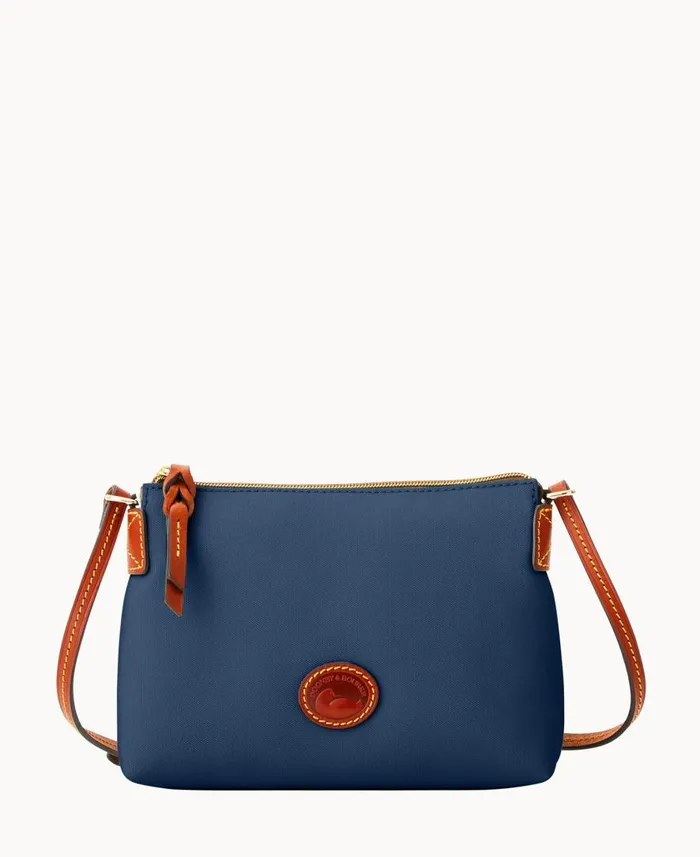Woman Nylon Crossbody Pouchette Navy Dooney and Bourke Crossbodies