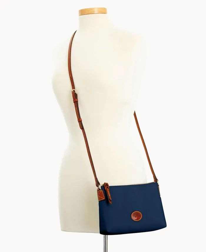 Woman Nylon Crossbody Pouchette Navy Dooney and Bourke Crossbodies Woman Nylon Crossbody Pouchette Navy Dooney and Bourke Crossbodies