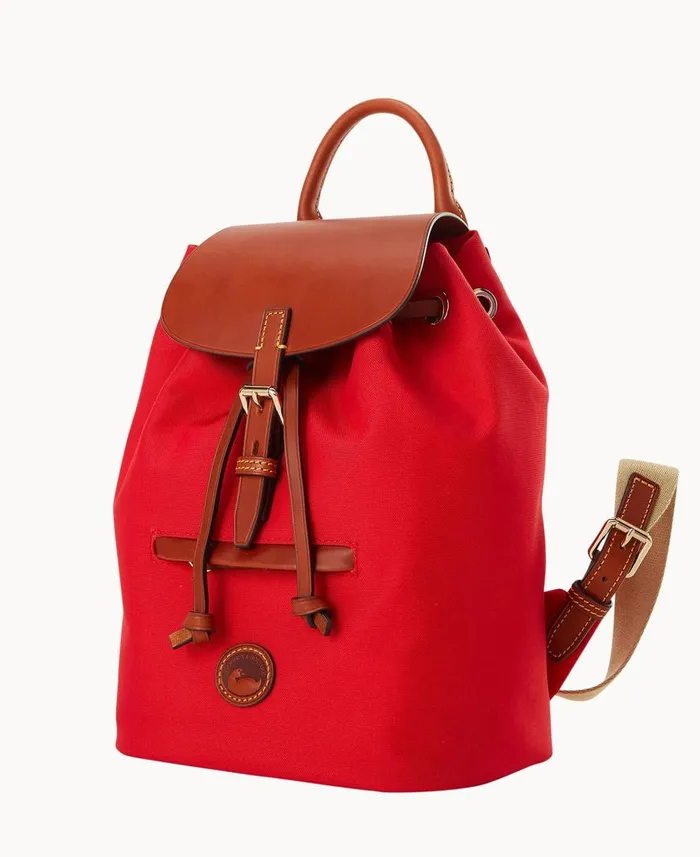 Woman Nylon Small Allie Backpack Red Dooney and Bourke Backpacks Woman Nylon Small Allie Backpack Red Dooney and Bourke Backpacks