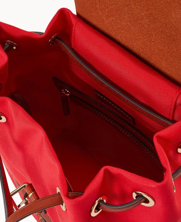 Woman Nylon Small Allie Backpack Red Dooney and Bourke Backpacks Woman Nylon Small Allie Backpack Red Dooney and Bourke Backpacks