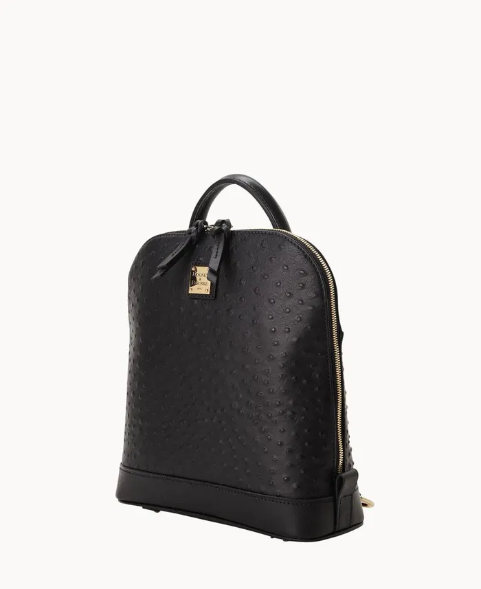 Woman Ostrich Pod Backpack Black Dooney and Bourke Backpacks Woman Ostrich Pod Backpack Black Dooney and Bourke Backpacks