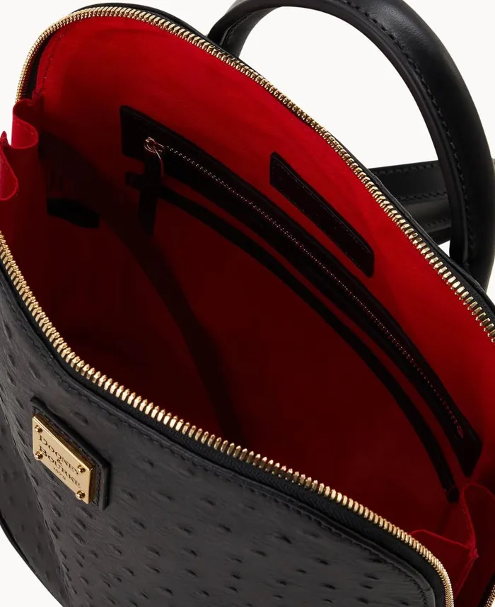 Woman Ostrich Pod Backpack Black Dooney and Bourke Backpacks Woman Ostrich Pod Backpack Black Dooney and Bourke Backpacks