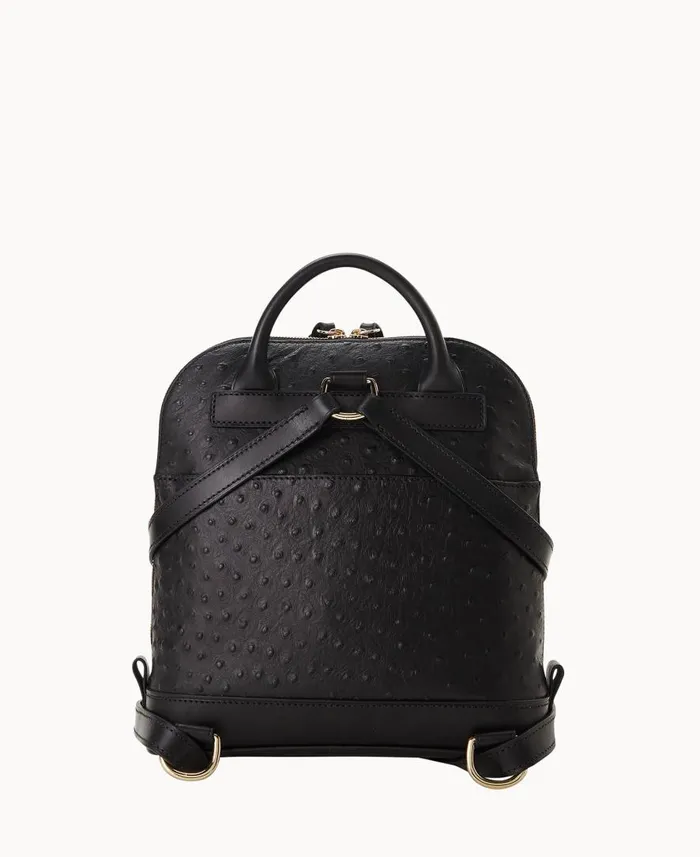 Woman Ostrich Pod Backpack Black Dooney and Bourke Backpacks Woman Ostrich Pod Backpack Black Dooney and Bourke Backpacks