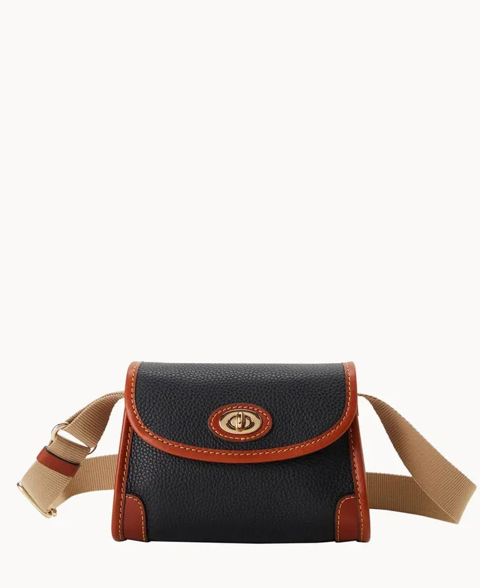 Woman Pebble Grain 18 Crossbody Black Dooney and Bourke Crossbodies