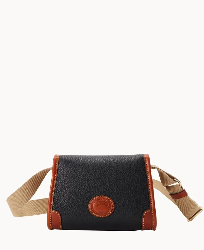 Woman Pebble Grain 18 Crossbody Black Dooney and Bourke Crossbodies