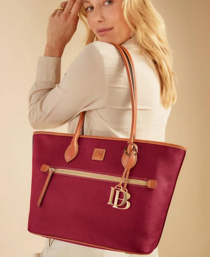 Woman Pebble Grain Tote Jeans Dooney and Bourke Totes Woman Pebble Grain Tote Jeans Dooney and Bourke Totes