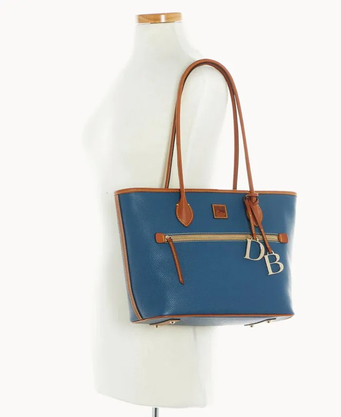 Woman Pebble Grain Tote Jeans Dooney and Bourke Totes Woman Pebble Grain Tote Jeans Dooney and Bourke Totes