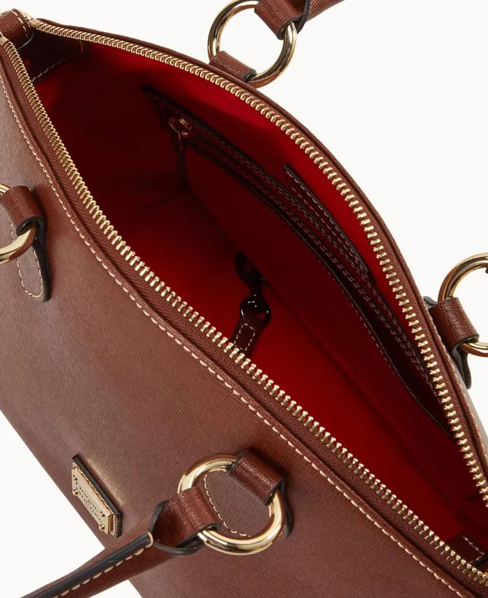 Woman Saffiano Satchel Amber Dooney and Bourke Satchels Woman Saffiano Satchel Amber Dooney and Bourke Satchels