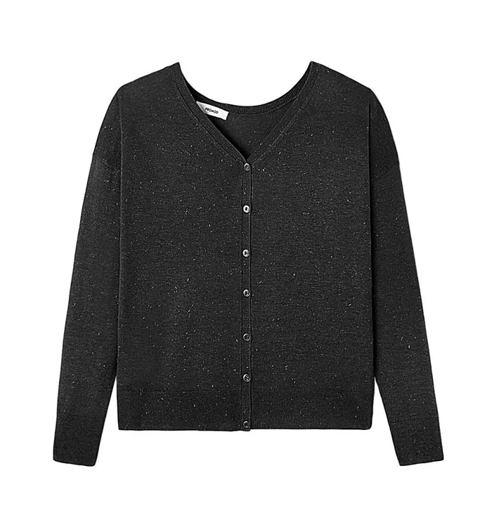 Women 2Way Glitzy Cardigan 8211 Dark Grey Promod Jumpers And Cardigans Women 2Way Glitzy Cardigan 8211 Dark Grey Promod Jumpers And Cardigans