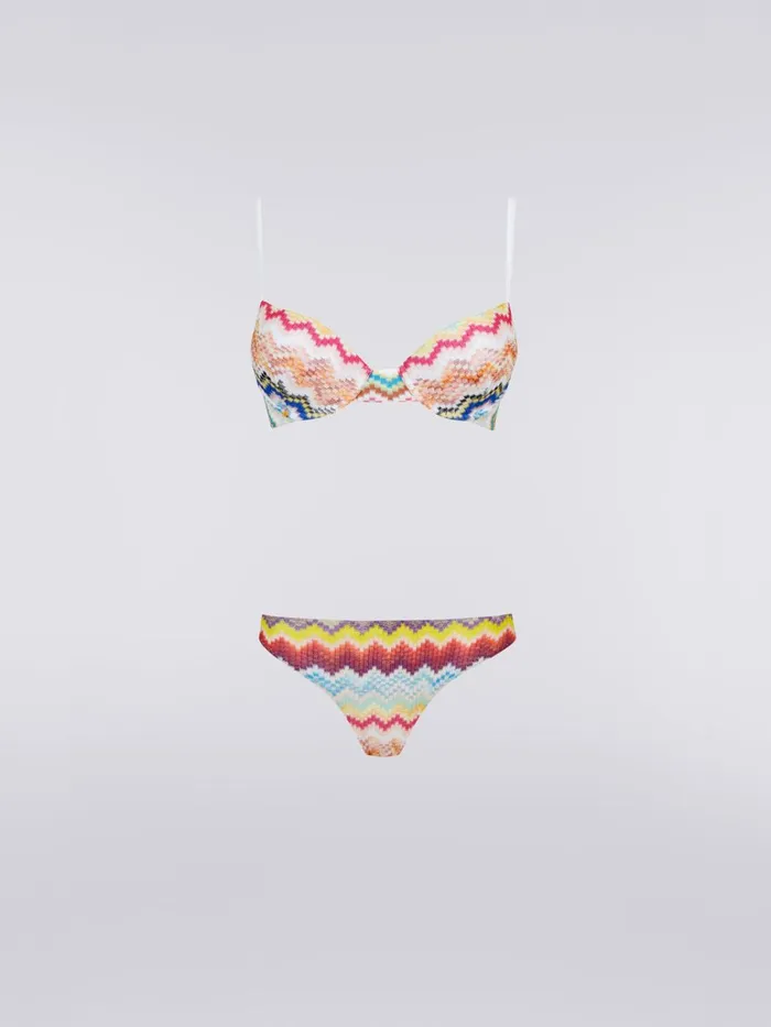 Women 3dEffect Viscose Bikini Multicoloured Missoni Swimsuits