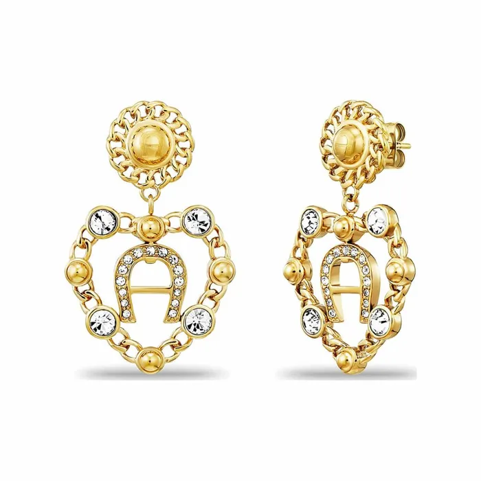 Women Aigner Jewelry Earrings With Logoheart