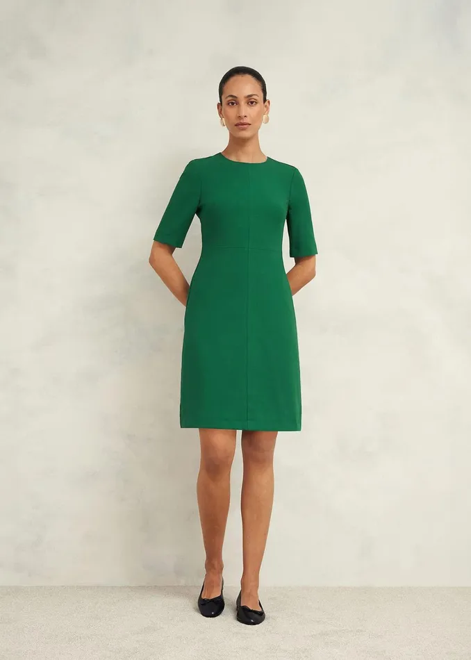Women Alana A Line Dress Agate Green Hobbs Dresses and Jumpsuits