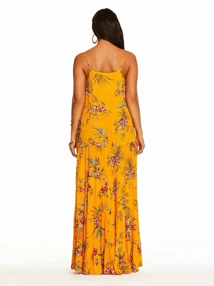 Women Alanis Tier Dress In Tropical Oasis Jessica Simpson Dresses