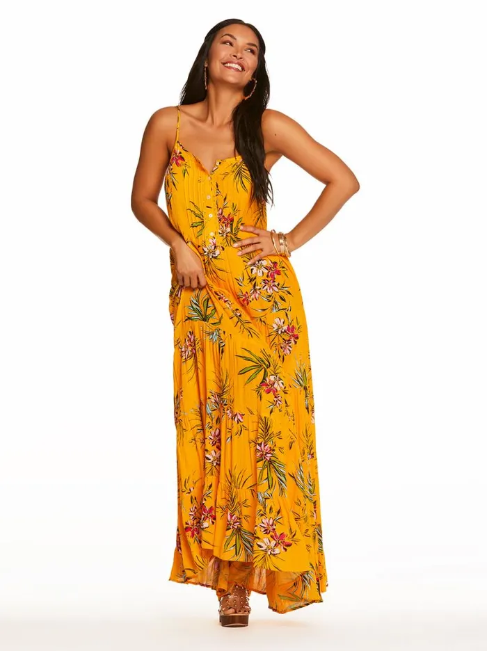 Women Alanis Tier Dress In Tropical Oasis Jessica Simpson Dresses