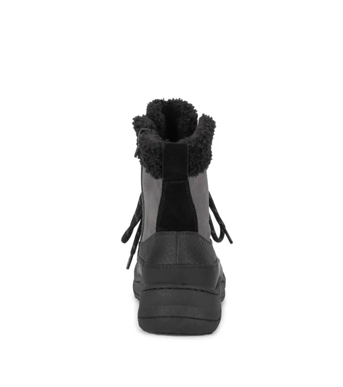 Women Alta Cold Weather Bootie Dark Greyblack Suede Baretraps Cold Weather Boots
