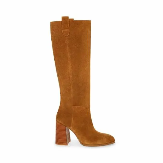 Women AUTUMN CHESTNUT SUEDE Chestnut Suede Steve Madden Boots and Booties