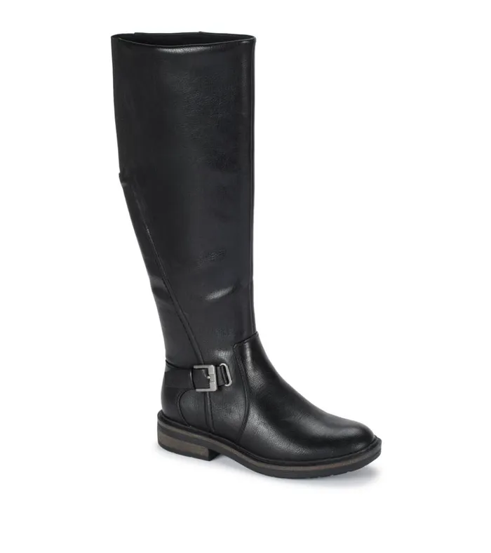 Women Autumn Wide Calf Riding Boot Black Baretraps Wide Calf Boots