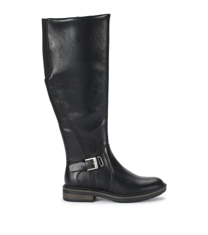 Women Autumn Wide Calf Riding Boot Black Baretraps Wide Calf Boots