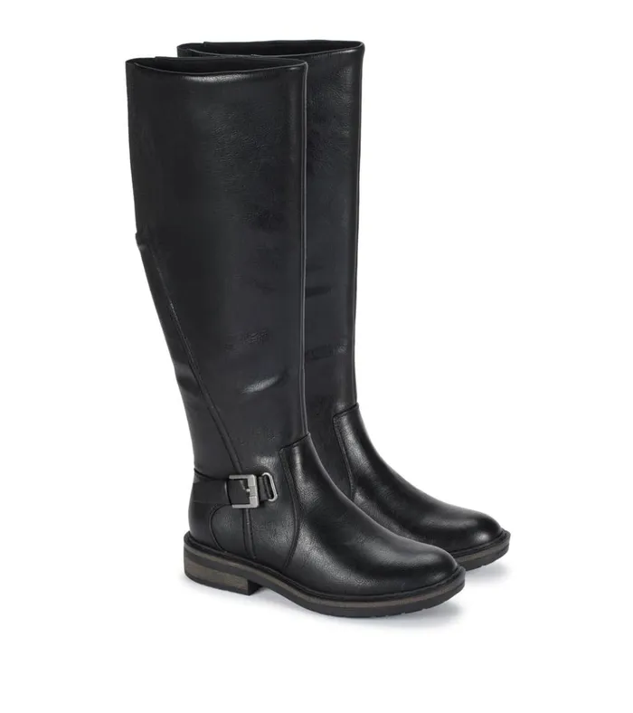 Women Autumn Wide Calf Riding Boot Black Baretraps Wide Calf Boots