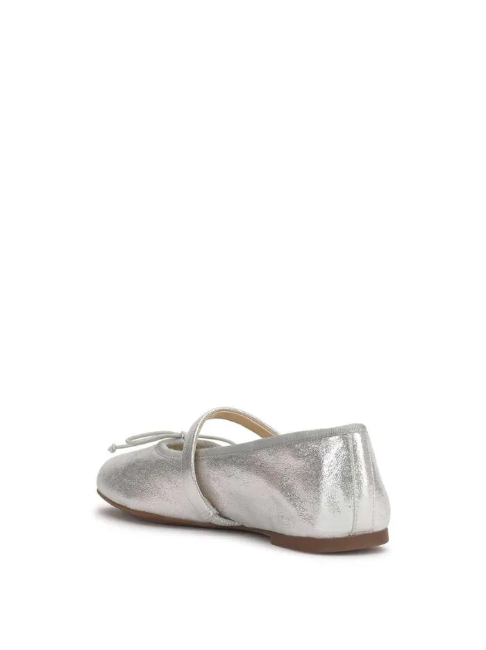 Women Azalina Mary Jane Flat In Silver Jessica Simpson Flats