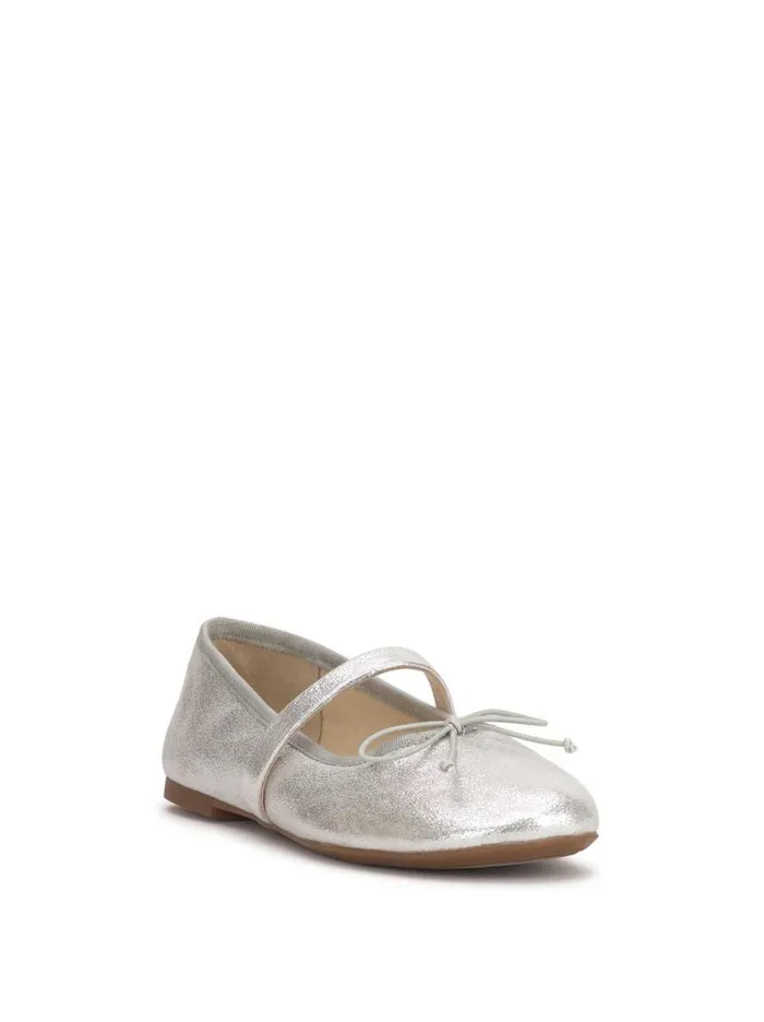 Women Azalina Mary Jane Flat In Silver Jessica Simpson Flats