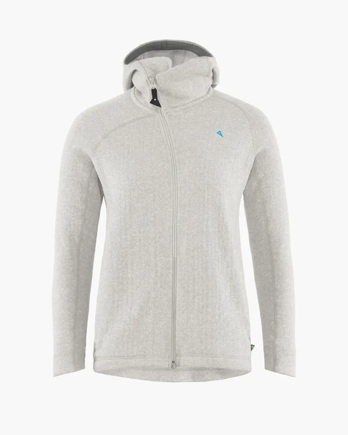 Women Balder Hoodie Wool MidLayer Dark Moon Klttermusen Fleeces and Sweaters