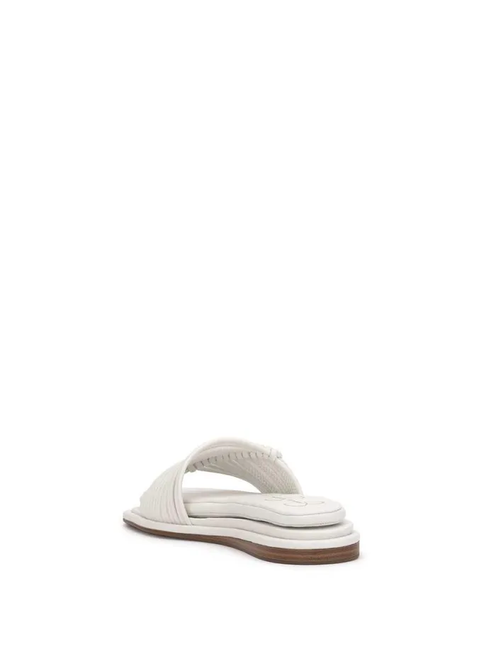 Women Belarina Flat Sandal In White Jessica Simpson Flats