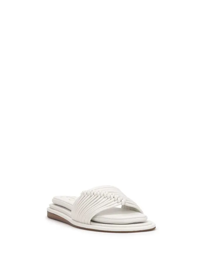 Women Belarina Flat Sandal In White Jessica Simpson Flats