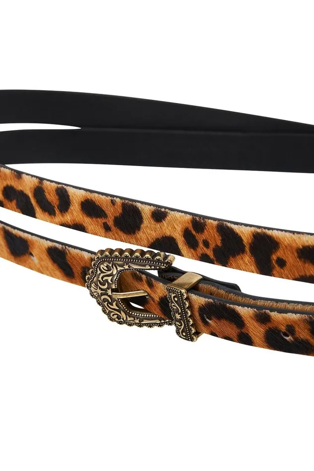 Women Belts Camilla Skinny Double Wrap Belt Fire At Night