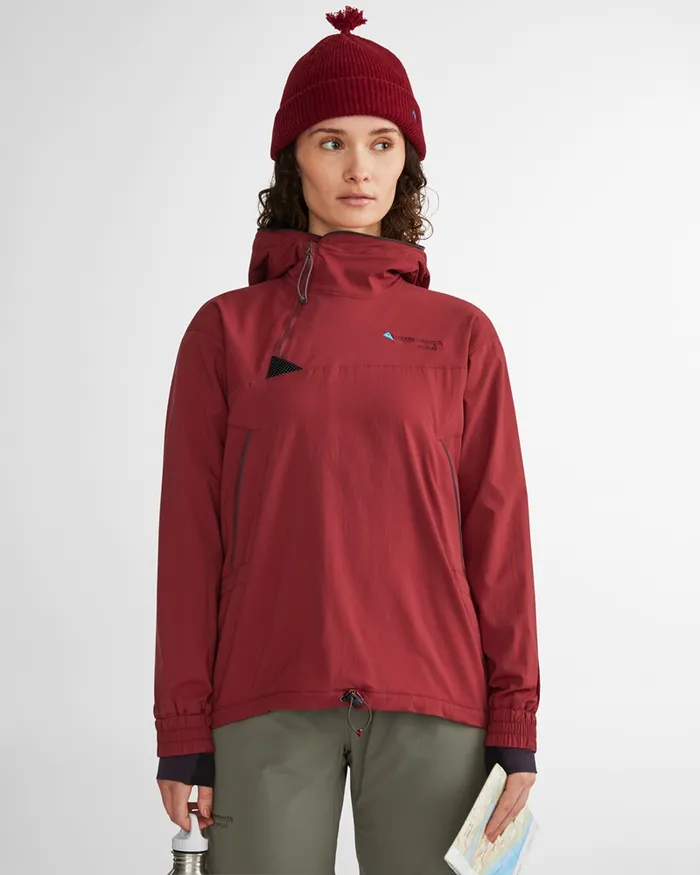 Women Bestla WindProtecting Anorak Raven Klttermusen Wind Resistant Jackets