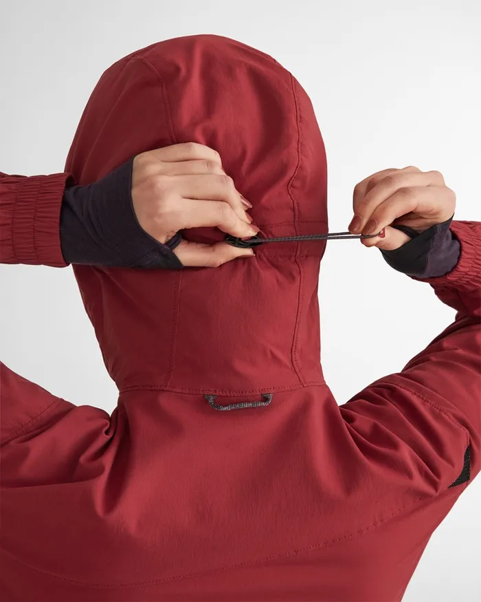 Women Bestla WindProtecting Anorak Raven Klttermusen Wind Resistant Jackets