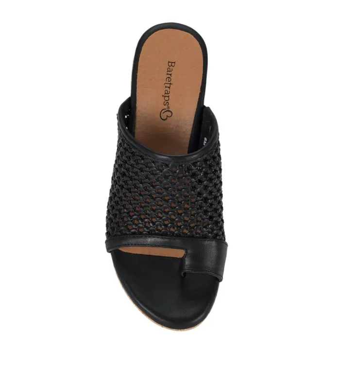 Women Bethie Wedge Sandal Black Baretraps Wedge Sandals