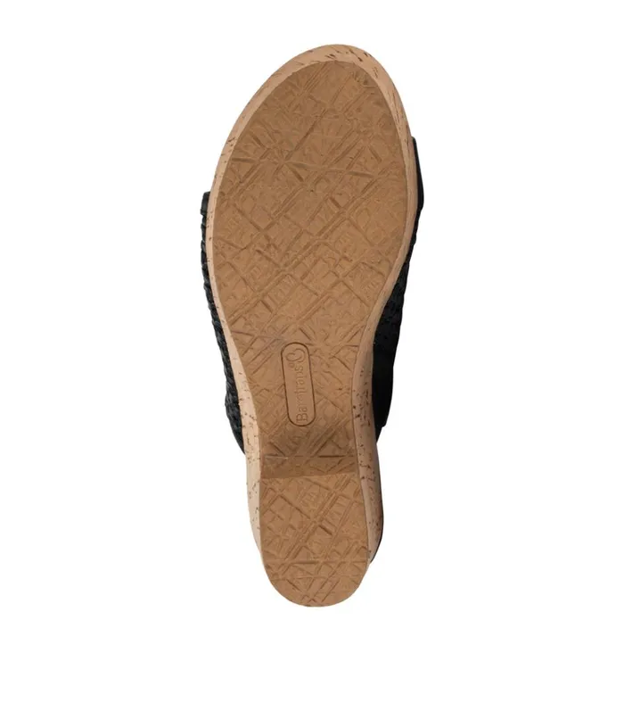 Women Bethie Wedge Sandal Black Baretraps Wedge Sandals