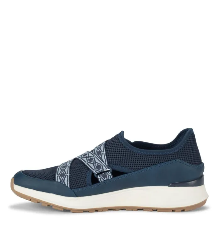 Women Bianna Slip On Sneaker Navy Blue Baretraps Flats and Loafers