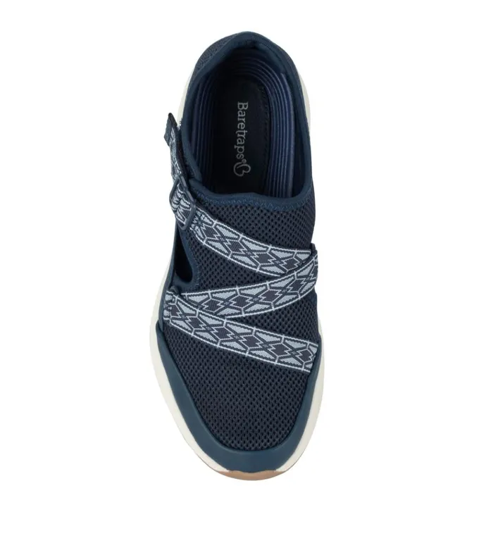 Women Bianna Slip On Sneaker Navy Blue Baretraps Flats and Loafers