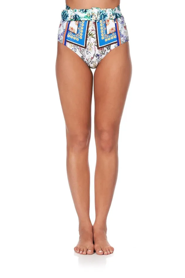 Women Bikinis Camilla Belt Trim High Pant Gone Coast
