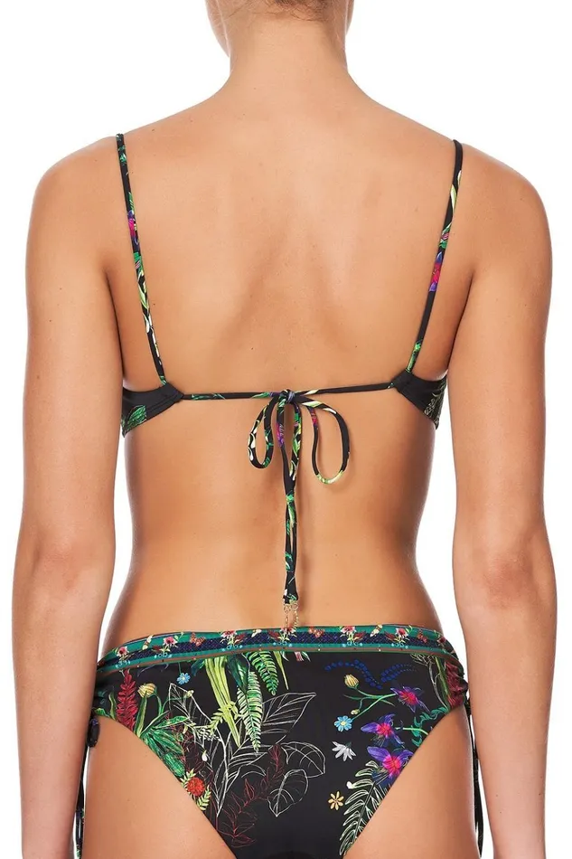 Women Bikinis Camilla Low Scoop Crop With Tie Back River Cruise