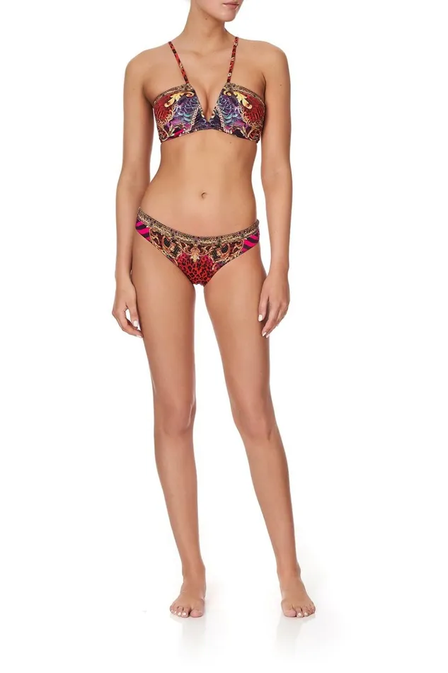 Women Bikinis Camilla V Neck Rouched Bandeau Slave To The Rhythm