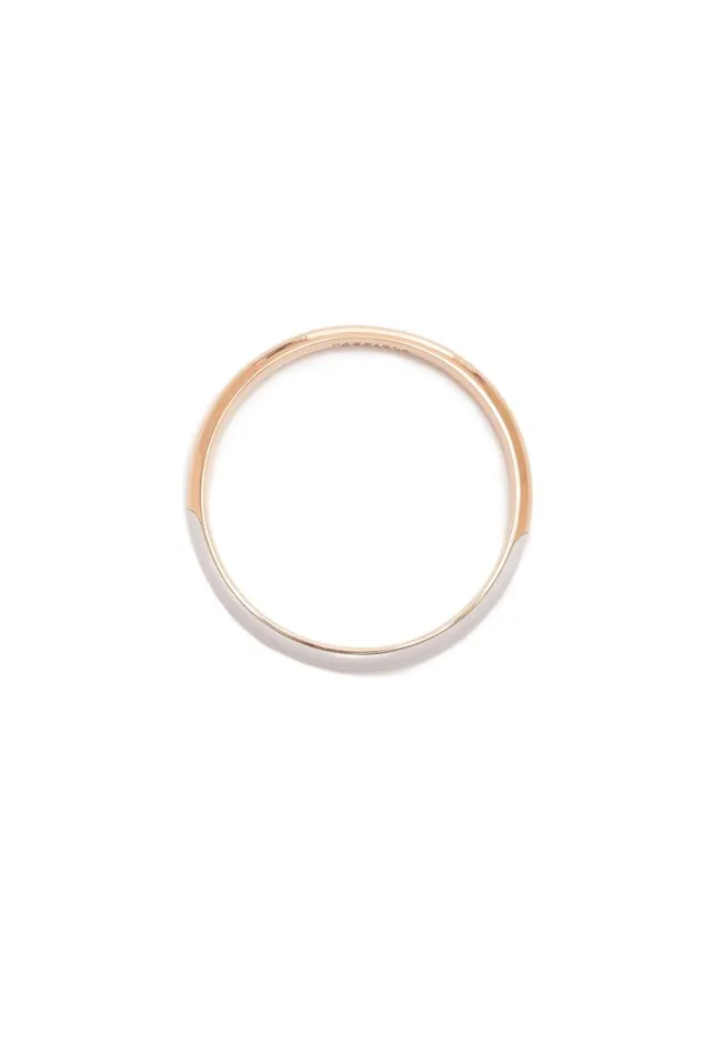 Women Bracelets Gabriela Hearst Vitreous Ivory Enamel and 18K Gold Bangle