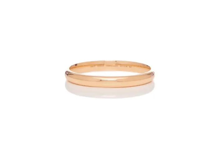Women Bracelets Gabriela Hearst Vitreous Ivory Enamel and 18K Gold Bangle