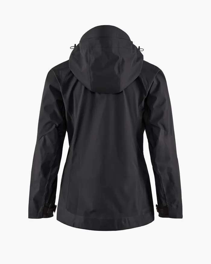 Women Brage 20 Waterproof Shell Jacket Raven Klttermusen Waterproof Jackets