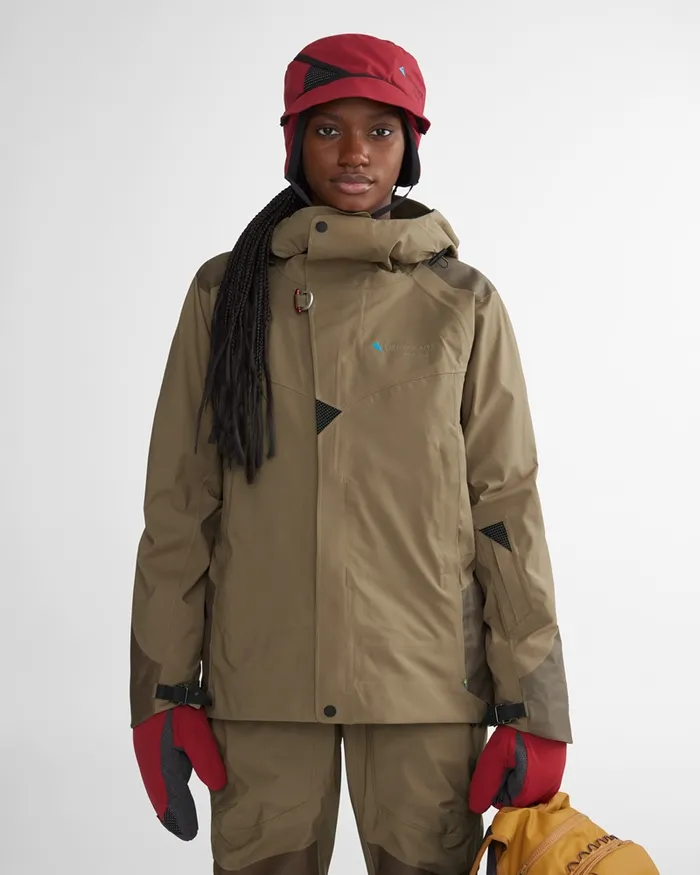 Women Brage 20 Waterproof Shell Jacket Raven Klttermusen Waterproof Jackets