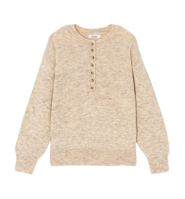 Women Button Front Jumper 8211 Beige Promod Jumpers And Cardigans Women Button Front Jumper 8211 Beige Promod Jumpers And Cardigans