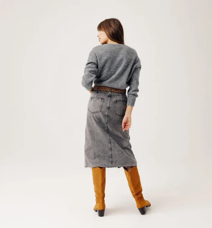 Women Button Front Jumper 8211 Light Grey Promod Jumpers And Cardigans Women Button Front Jumper 8211 Light Grey Promod Jumpers And Cardigans