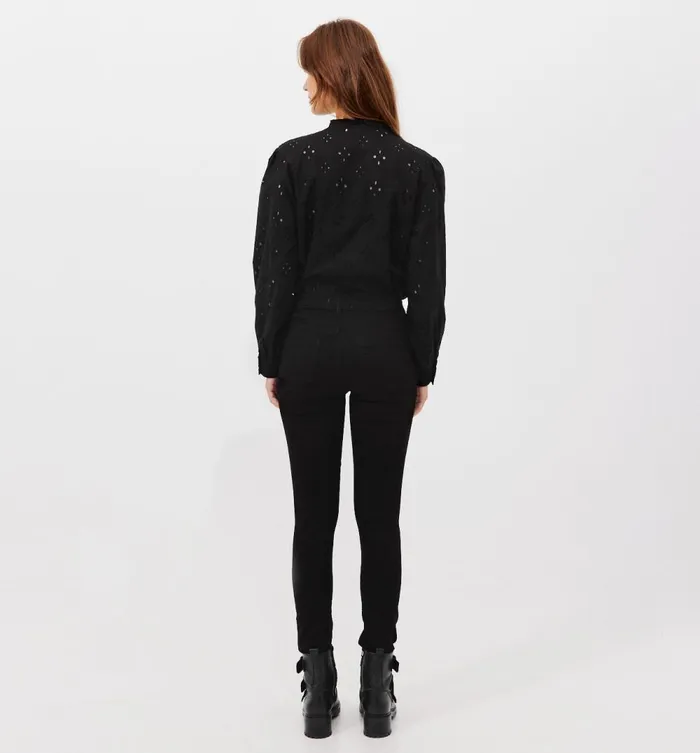 Women Canvas Jeggings 8211 Black Promod Jeans Women Canvas Jeggings 8211 Black Promod Jeans
