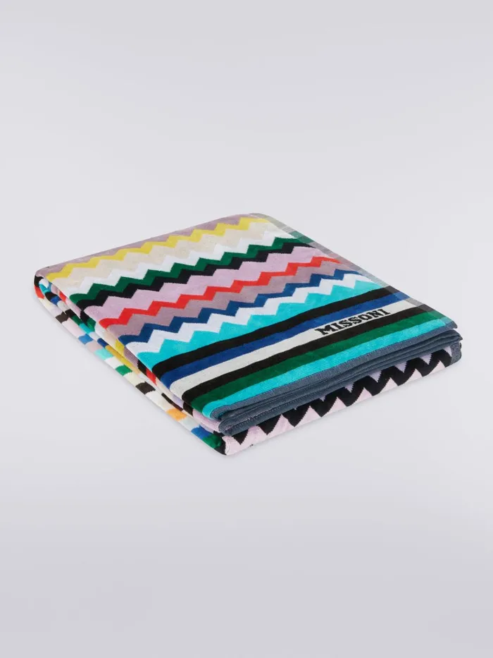 Women Carlie 100215180 Cm Chevron Cotton Terry Beach Towel Multicoloured Missoni Beach Towels Women Carlie 100215180 Cm Chevron Cotton Terry Beach Towel Multicoloured Missoni Beach Towels